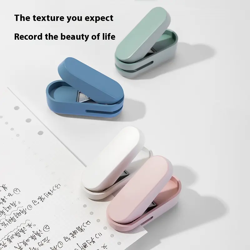 NUSIGN 6mm Diameter Single Hole Puncher Hand Paper Cutter for Scrapbooking Office School Home Paper Cutting Tool
