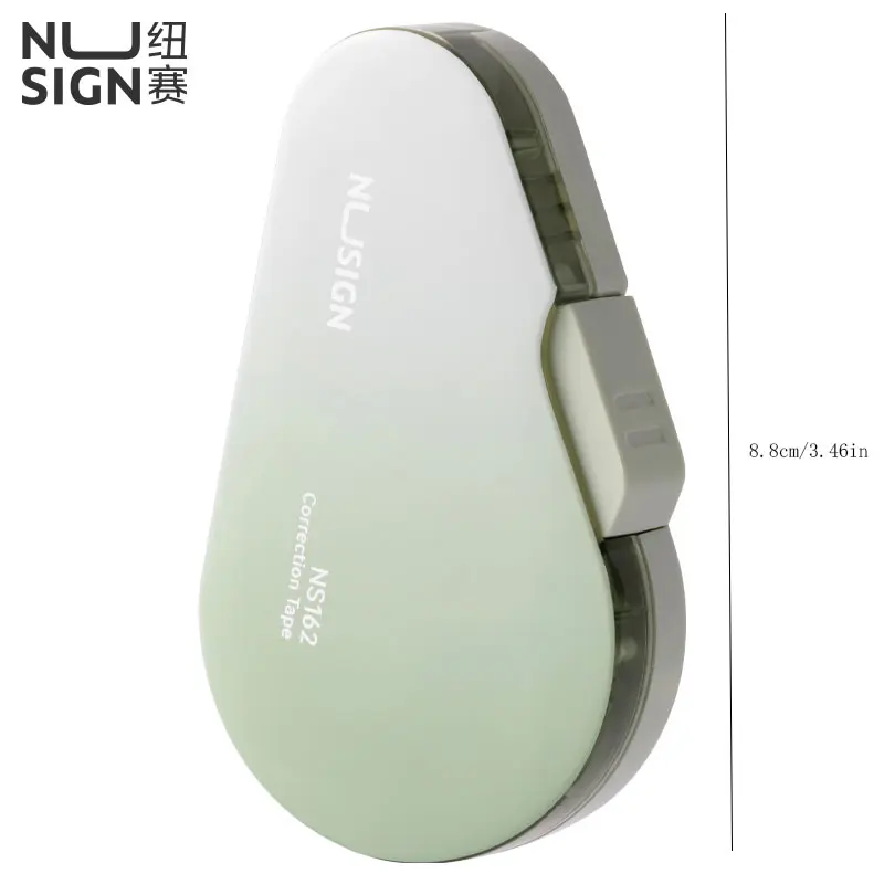 NUSIGN Large Capacity Correction Tape with Press Seal Door Gradient 4-Color Correction for Office School Supplies