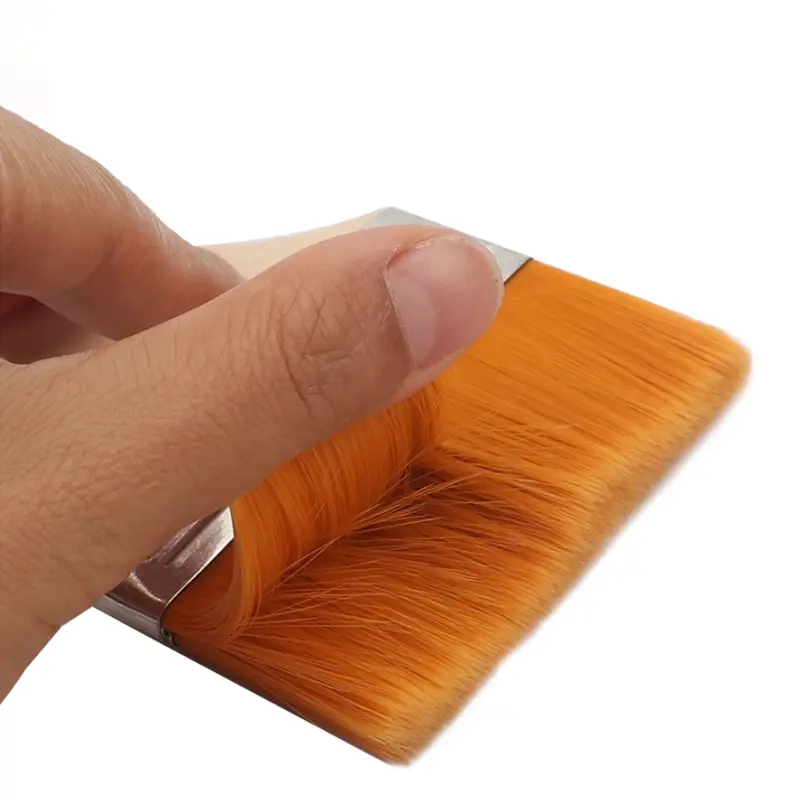 Professional Nylon Flat Head Oil Painting Brush Set - No Shedding Ideal for Acrylic & Watercolor - Perfect Tool for Art Students