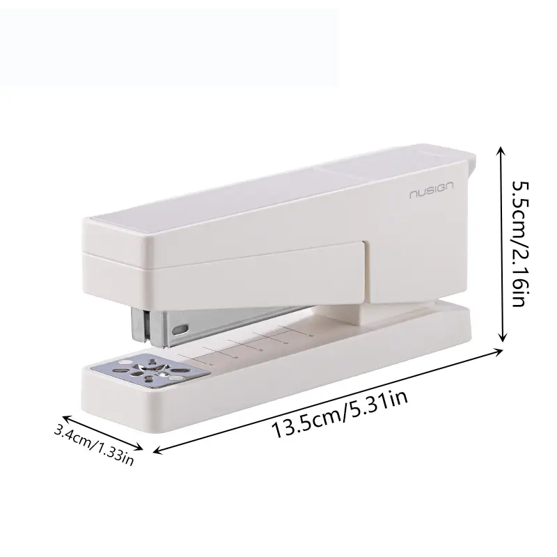 NUSIGN Multi-Functional Rotary Stapler High Aesthetic Value Office Stationery Book Studs Student Desk Accessories
