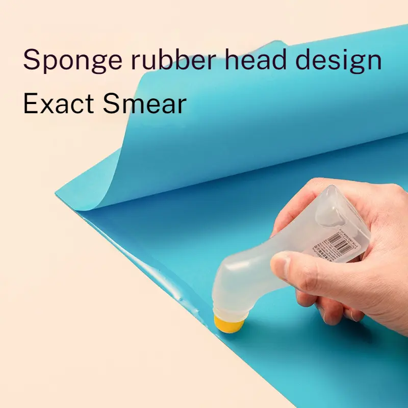 Deli High Viscosity Liquid Adhesive 65ml with Sponge Elbow for School And Office Manual Use