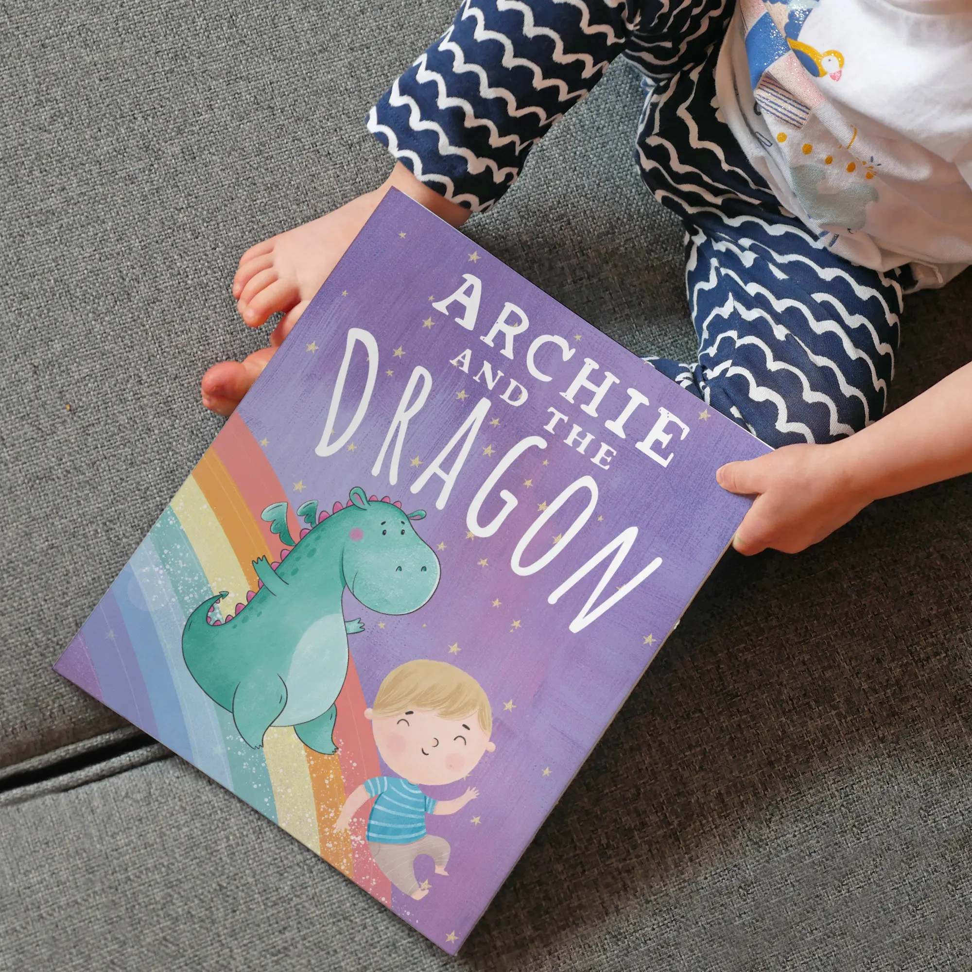 Personalized Dragon Story Book Perfect 1st Birthday Christening Gifts for Babies Kids Children Unique Custom Keepsake Present Id