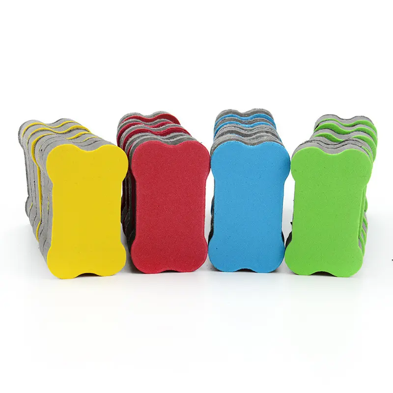 4PCS/LOT Magnetic White Board Eraser School Office Whiteboard Eraser Accessories School Supplies Random Color Diary Stationery
