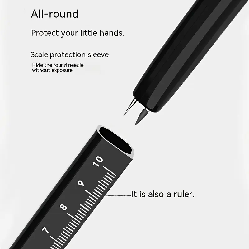 Student Compass and Ruler Set, Professional Drawing Tool, Suitable for School and Office Painting, Engineering Drawing