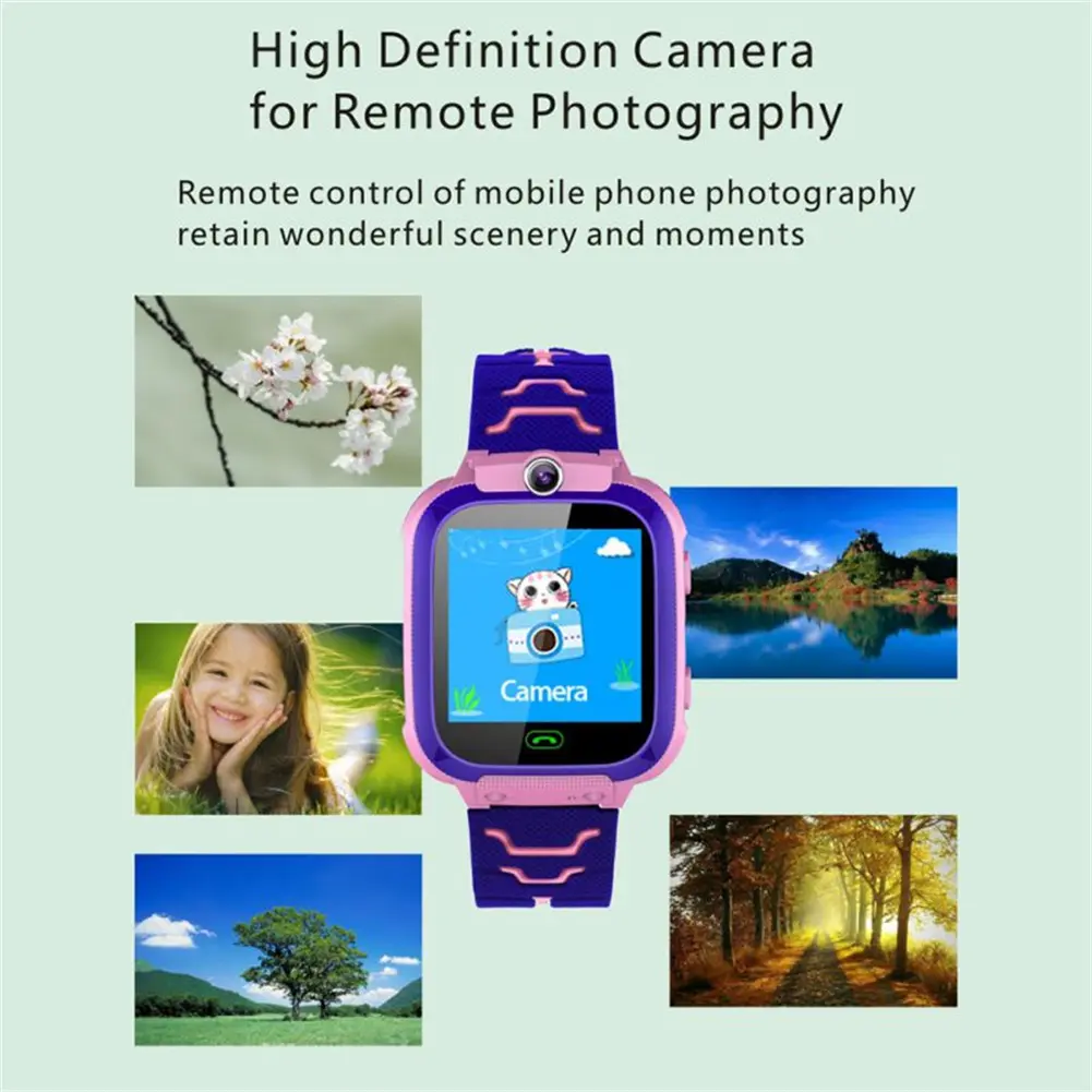 Q12b Children Smart Watch Life Waterproof Kids Positioning Call Smartwatch Remote Locator Watch For Boys Girls