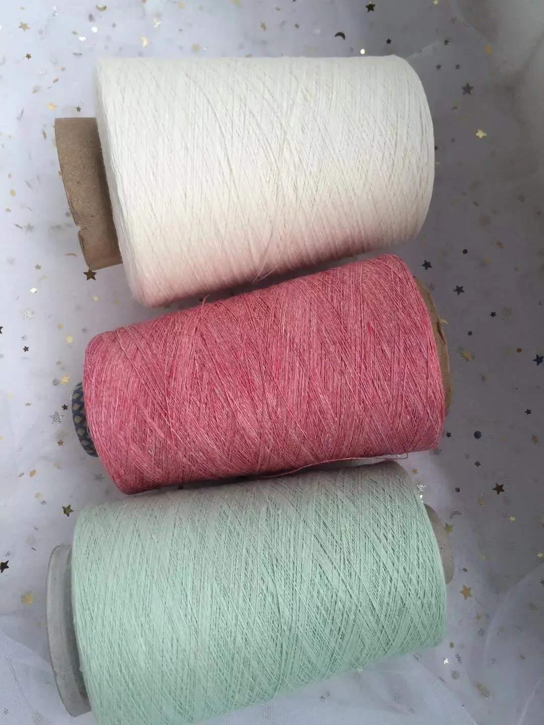 00% Pure Linen Yarn Fine Count Pure Linen Treaent Not Scratchy One Pound Medium Fine Linen Tead for Clothing Fabric