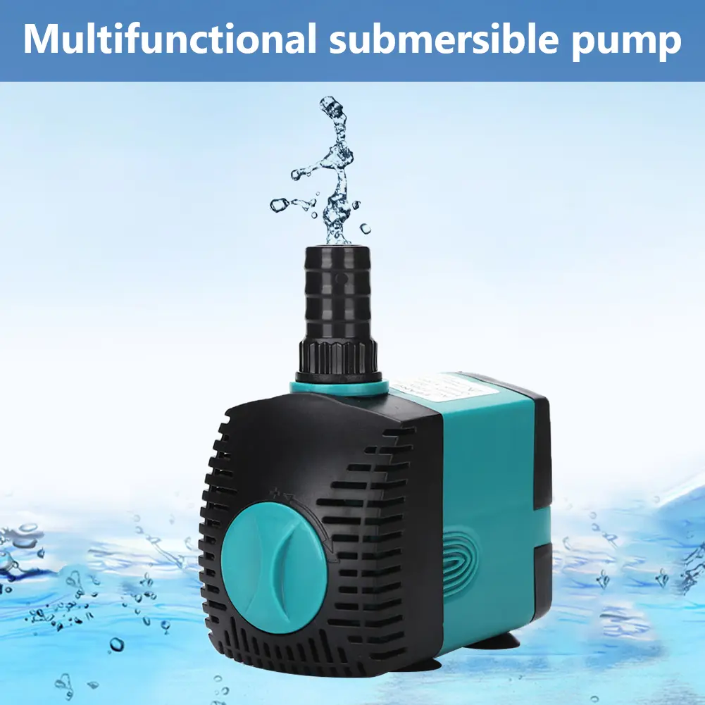 220V-240V Aquarium Submersible Water Pump Filter Fountain Filter Fish Pond Side Suction Pump Quiet Fish Tank Fountain Aquarium