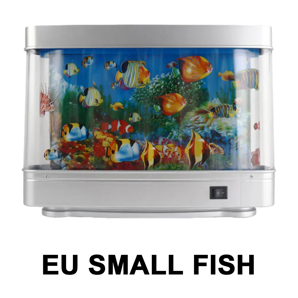 LED Tropical Fish Sensory Aquarium Lamp Fake Aquarium Decorative Lamp Simulated Fish Aquarium Lamp Gift for Kids