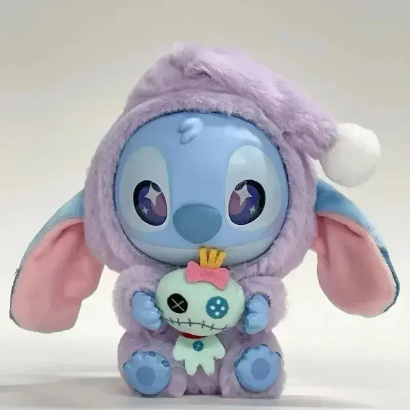 2025 New Stitch Eat Something Before Sleep Series Plush Blind Box Vinyl Toys Cute Doll Mystery Box Bag Hanging Decoration Gift*