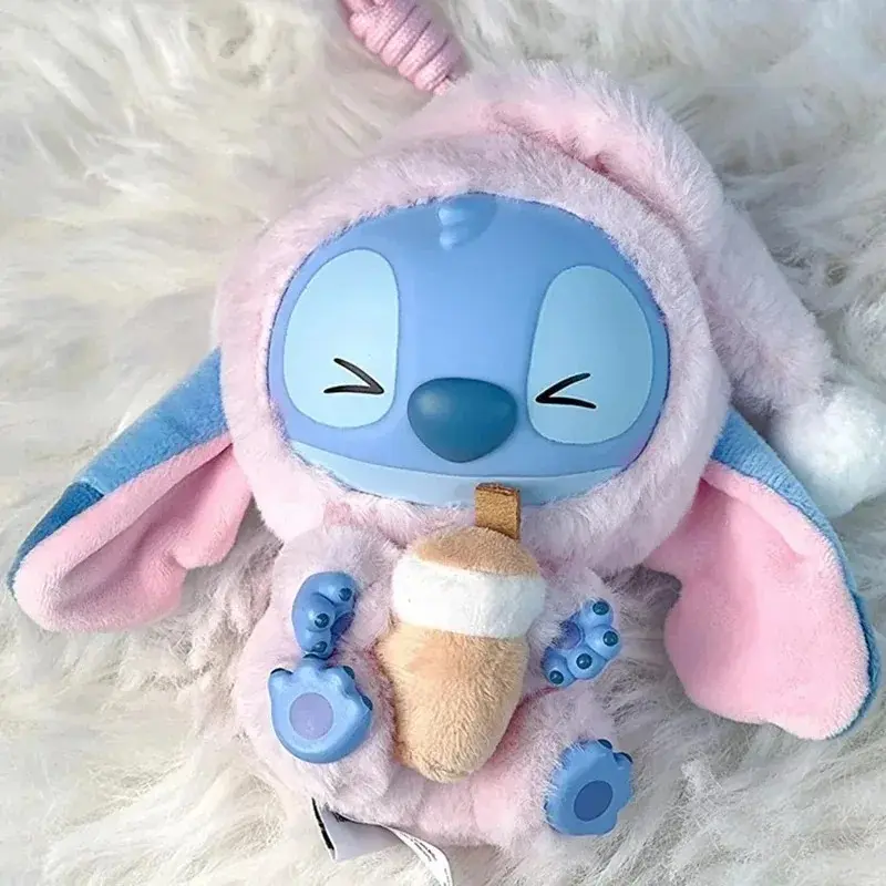 2025 New Stitch Eat Something Before Sleep Series Plush Blind Box Vinyl Toys Cute Doll Mystery Box Bag Hanging Decoration Gift*