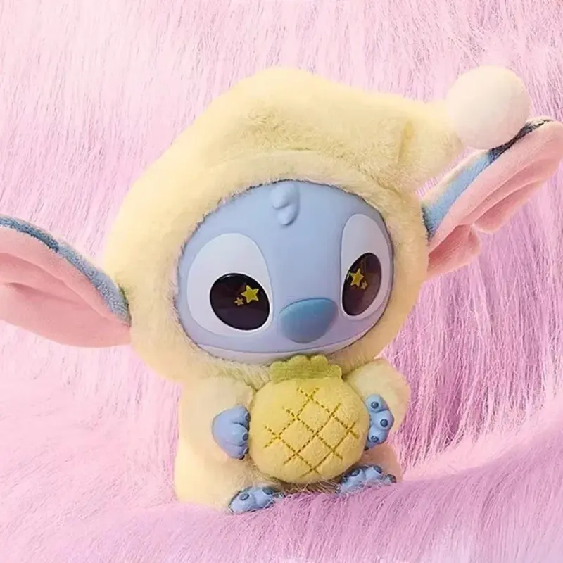 2025 New Stitch Eat Something Before Sleep Series Plush Blind Box Vinyl Toys Cute Doll Mystery Box Bag Hanging Decoration Gift*