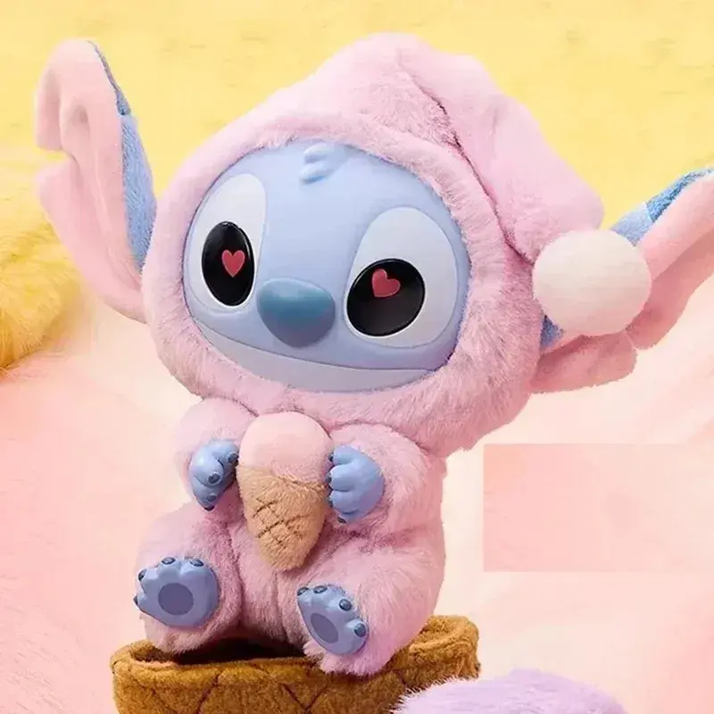 2025 New Stitch Eat Something Before Sleep Series Plush Blind Box Vinyl Toys Cute Doll Mystery Box Bag Hanging Decoration Gift*