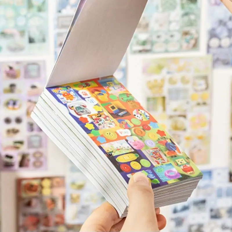 20 Pcs Die cut Stickers book Retro Cartoon Decorative handmade Scrapbooking supplies Diary Sticker Japanese Stationery Stickers