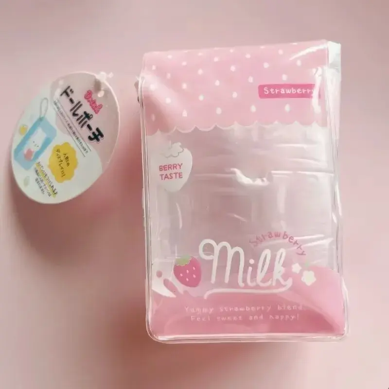 2025 Fashion Plush Dolls Candy Storage Pouch Pvc Transparent Mystery Box Cartoon  Doll Outdoor Display Bag Birthday Gift