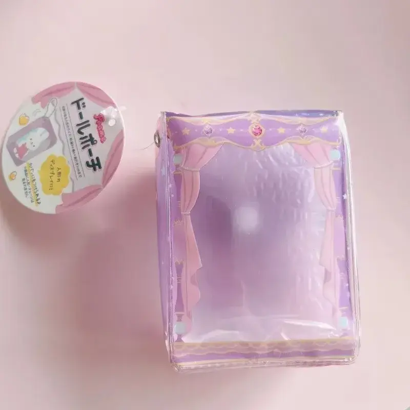 2025 Fashion Plush Dolls Candy Storage Pouch Pvc Transparent Mystery Box Cartoon  Doll Outdoor Display Bag Birthday Gift