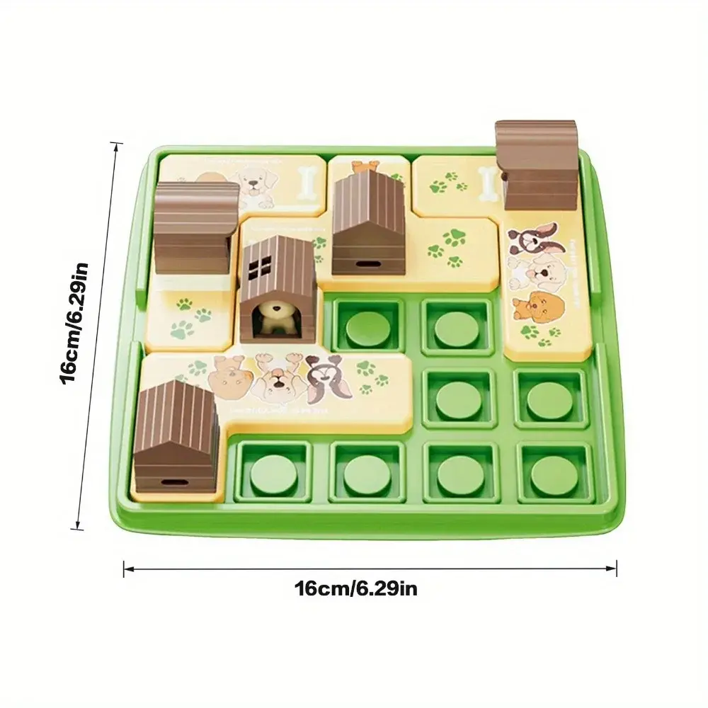 Children Dog Maze Puzzles Logical Thinking Training Board Game Travel Activities Games Parent-Child Interactive Educational Toys