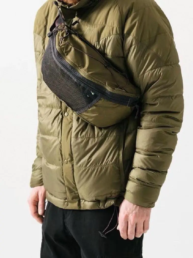 5L ex Outdoor Cycling Sport Bag High Aesthetic Design Nylon 70D Wear Resistant Chest Bag with Zipper Closure for Casual Use