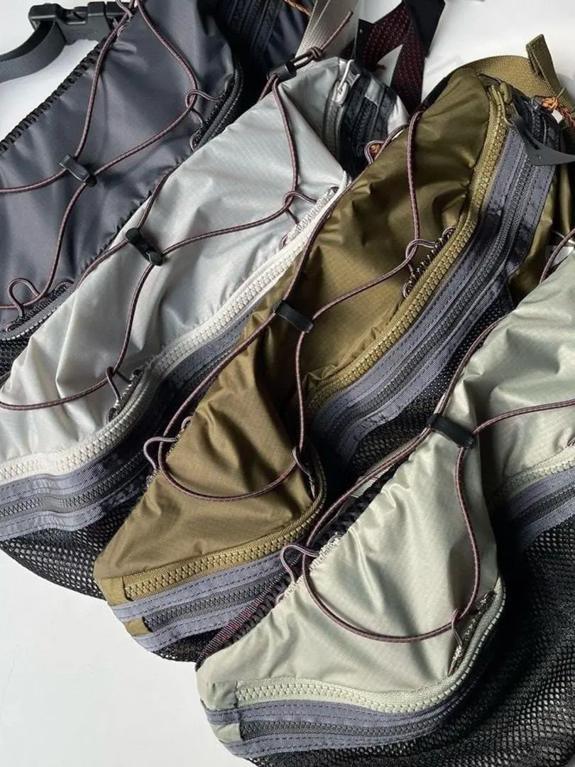 5L ex Outdoor Cycling Sport Bag High Aesthetic Design Nylon 70D Wear Resistant Chest Bag with Zipper Closure for Casual Use