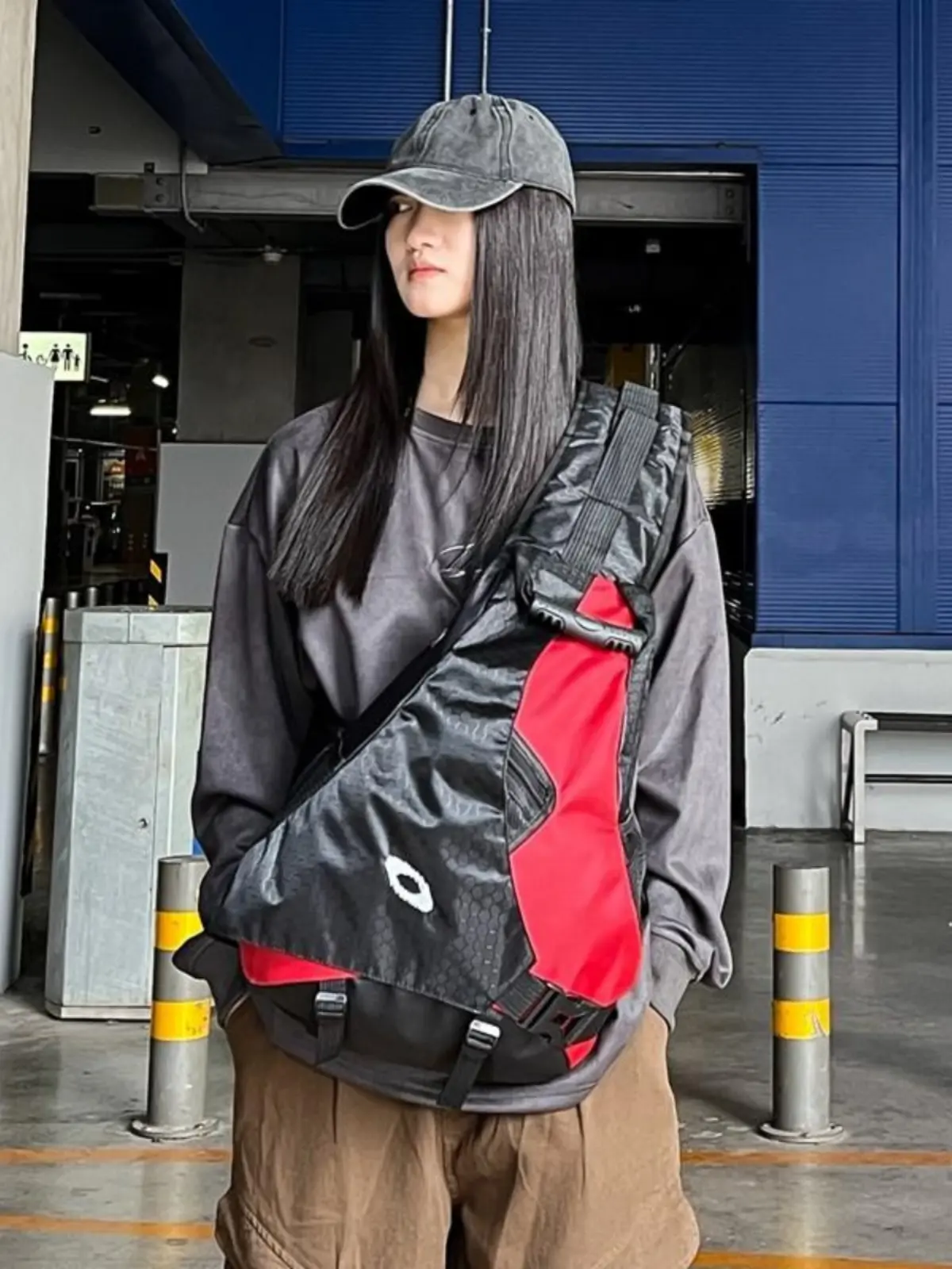 New 2025 Large Capaci Lightweight Cycling Crossbody Bag Single oulder Hiking Waterproof Travel Chest Bag Trendy Brand