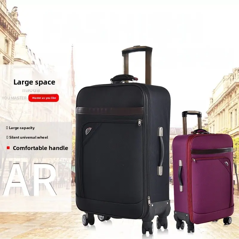ex Canvas Travel Suitcase with Combination Lo And All Direction Wheels Faionable Trendy Sle for Busin Travel