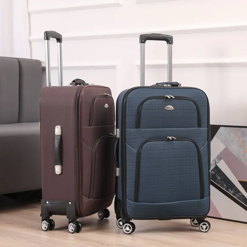 ex Canvas Travel Suitcase with Combination Lo And All Direction Wheels Faionable Trendy Sle for Busin Travel
