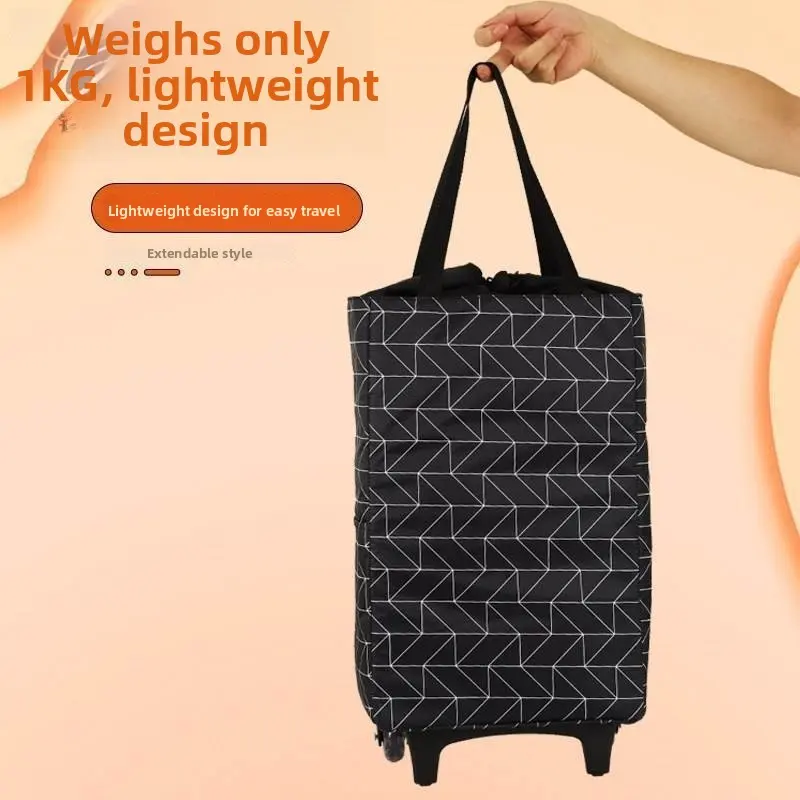 Portable Lightweight op Cart Foldable Hand Pull Rod Vegetable Bung Car Small Trolley ly Hand Pu Cart