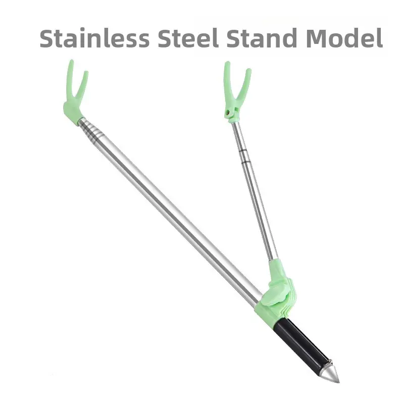 Stainl Steel Fiing Rod Stand 2.m 2.4m Fiing Chair  Fiing Gear Outdoor Cam Travel Supplies