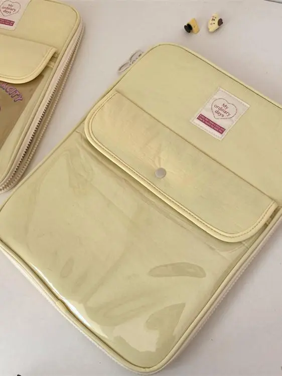 New Middle Studio /3 Inch iPad Snap Button Insert Bag Tablet Cuter Bag Storage Pouch Digital Accories Case