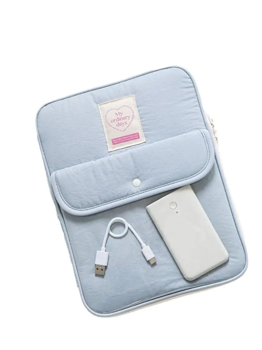 New Middle Studio /3 Inch iPad Snap Button Insert Bag Tablet Cuter Bag Storage Pouch Digital Accories Case