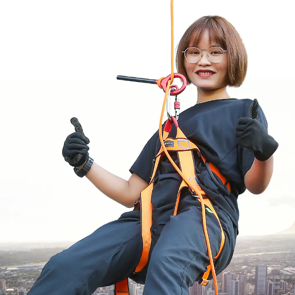 9-Shape Rigging Descender Aluminum Alloy Rigging Plate Rock Climbing Cable Descent Device for Rappeling Device