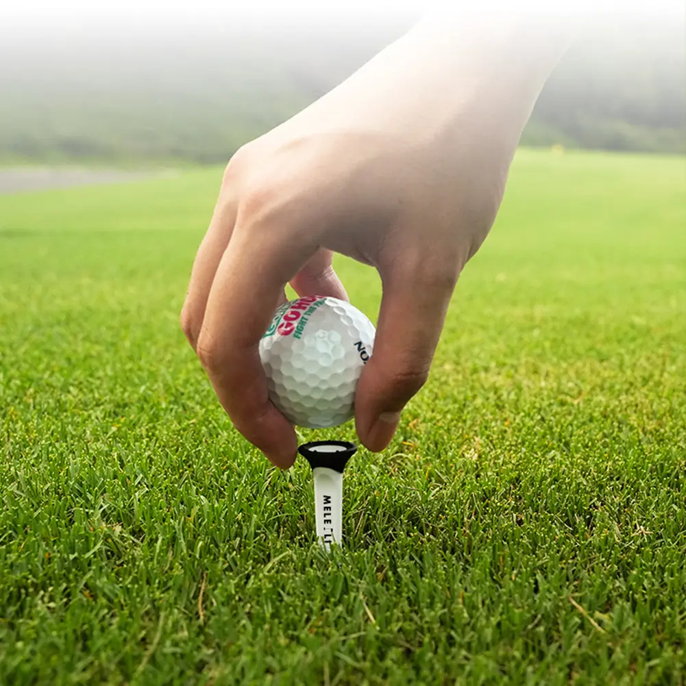 12Pcs Plastic Golf Tees Golf Ball Holder 5 Level Adjustable Height Golf Ball Nails Tees Golf Ball Holder Tees Golf Accessories