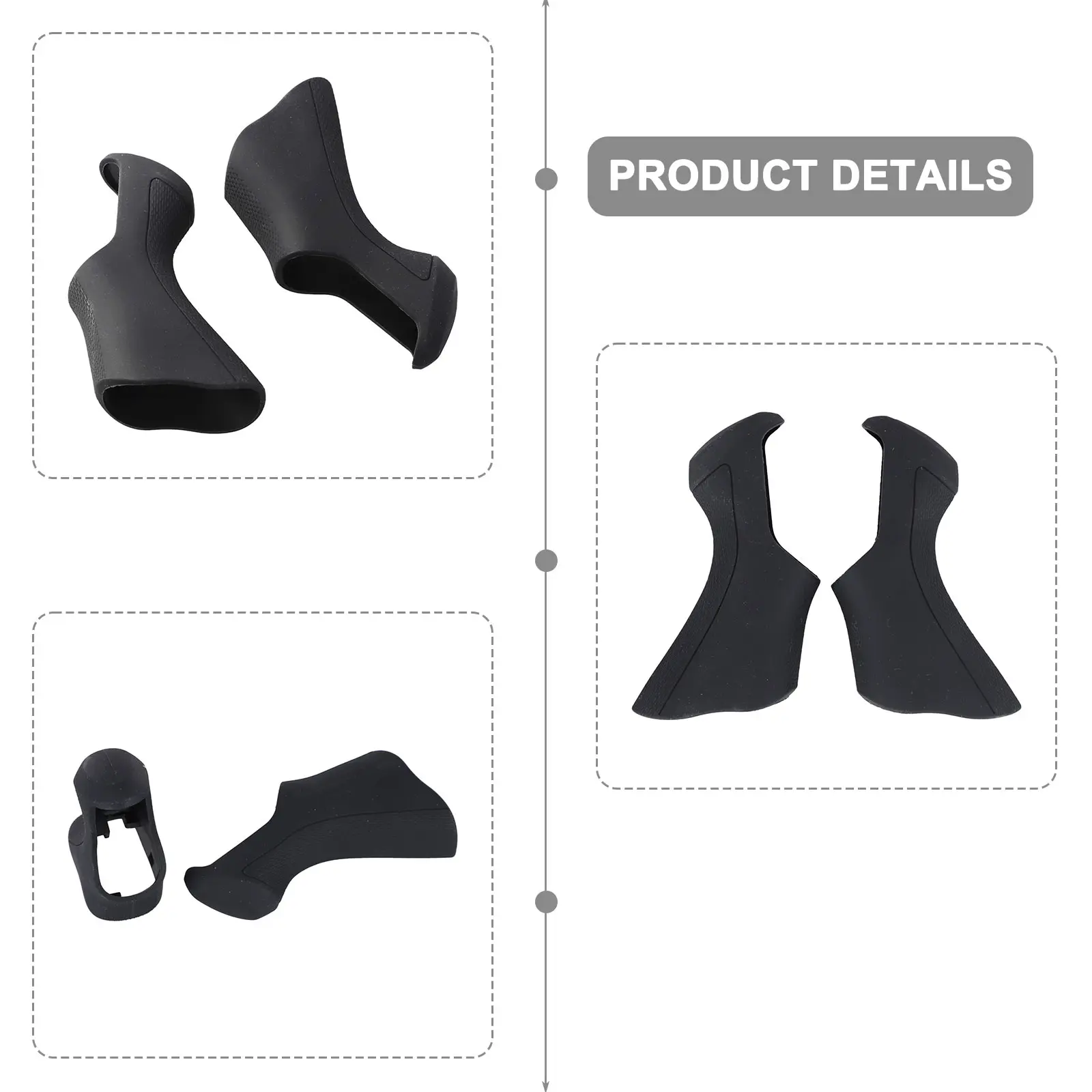 Bicycle Brake Gear Shift Cover Hoods For -Shimano Ultegra Di2 ST-6870 Dual Control Lever Part Bracket Cover Cycling Parts