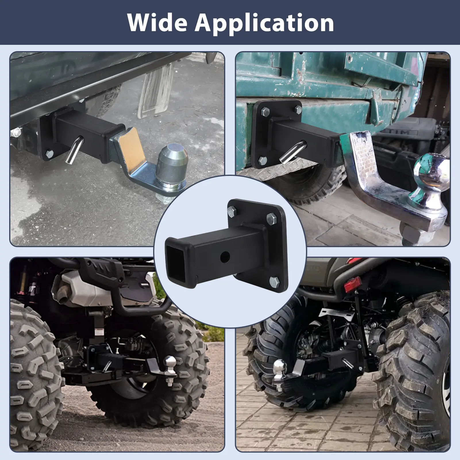 Multi-Purpose Mounting Plate Attachment 2-Inch Receiver