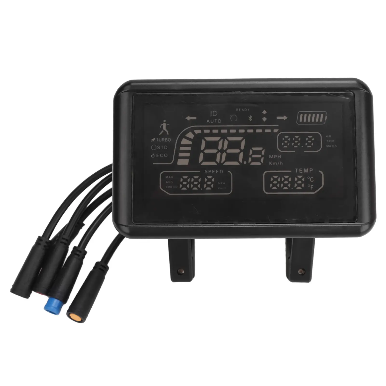 Electric Bicycle Display Panel ABS Waterproof Speed Gear Power Mode Indicator Meter for Electric Bike Modification