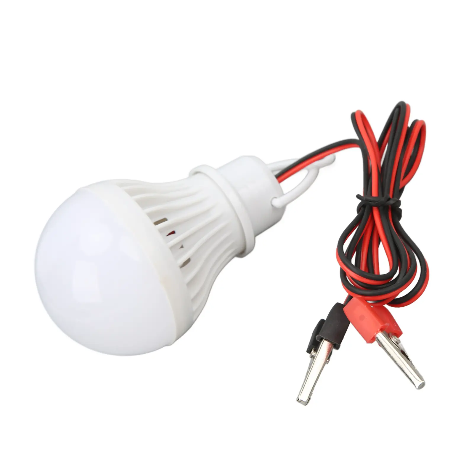 LED Camping Tent Lantern Plastic Outdoor Emergency Light Bulb with Hook for Hiking Fishing 12V 5W Outdoor Emergency Light Bulb