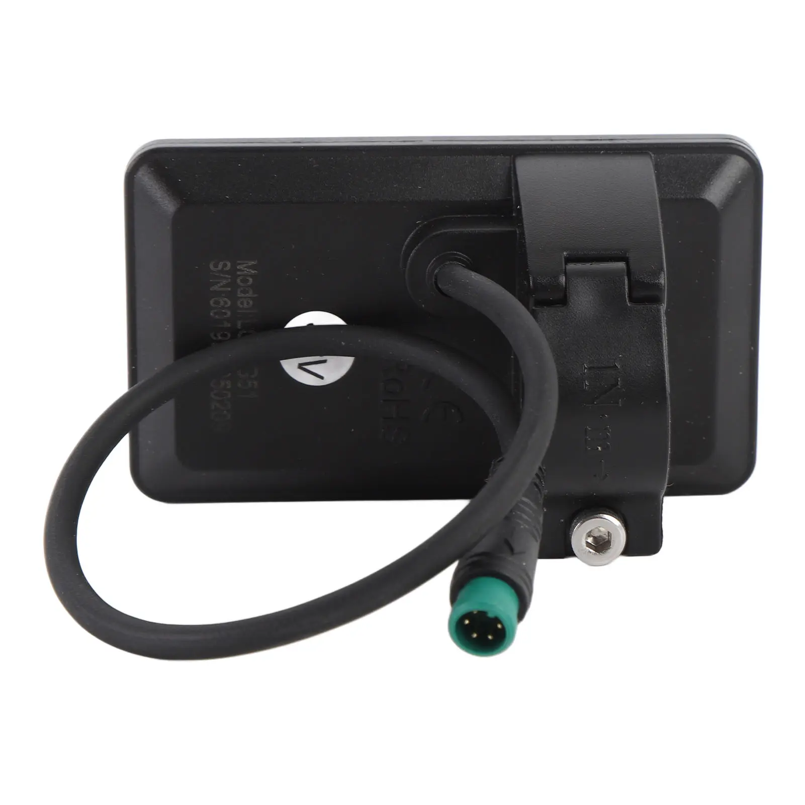 Electric Bike LCD Display Control Panel Bicycle Speedometer Electric Scooter LCD Panel with 5 Pin Connector for Modification