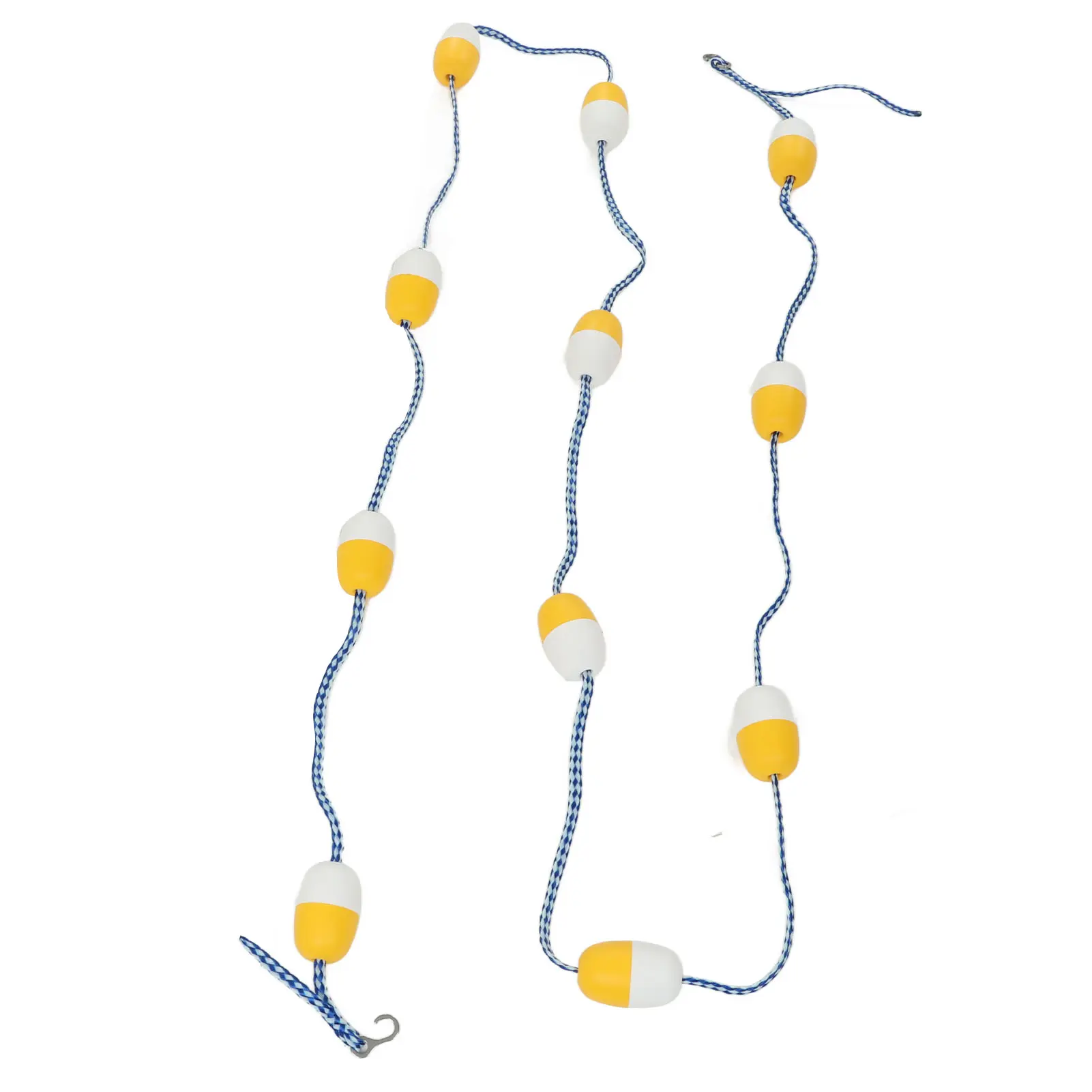 16.4ft Float Lane Line 7cm Float Diameter PVC Reuse Swimming Pool Safety Divider Rope for Indoor Swimming Pool