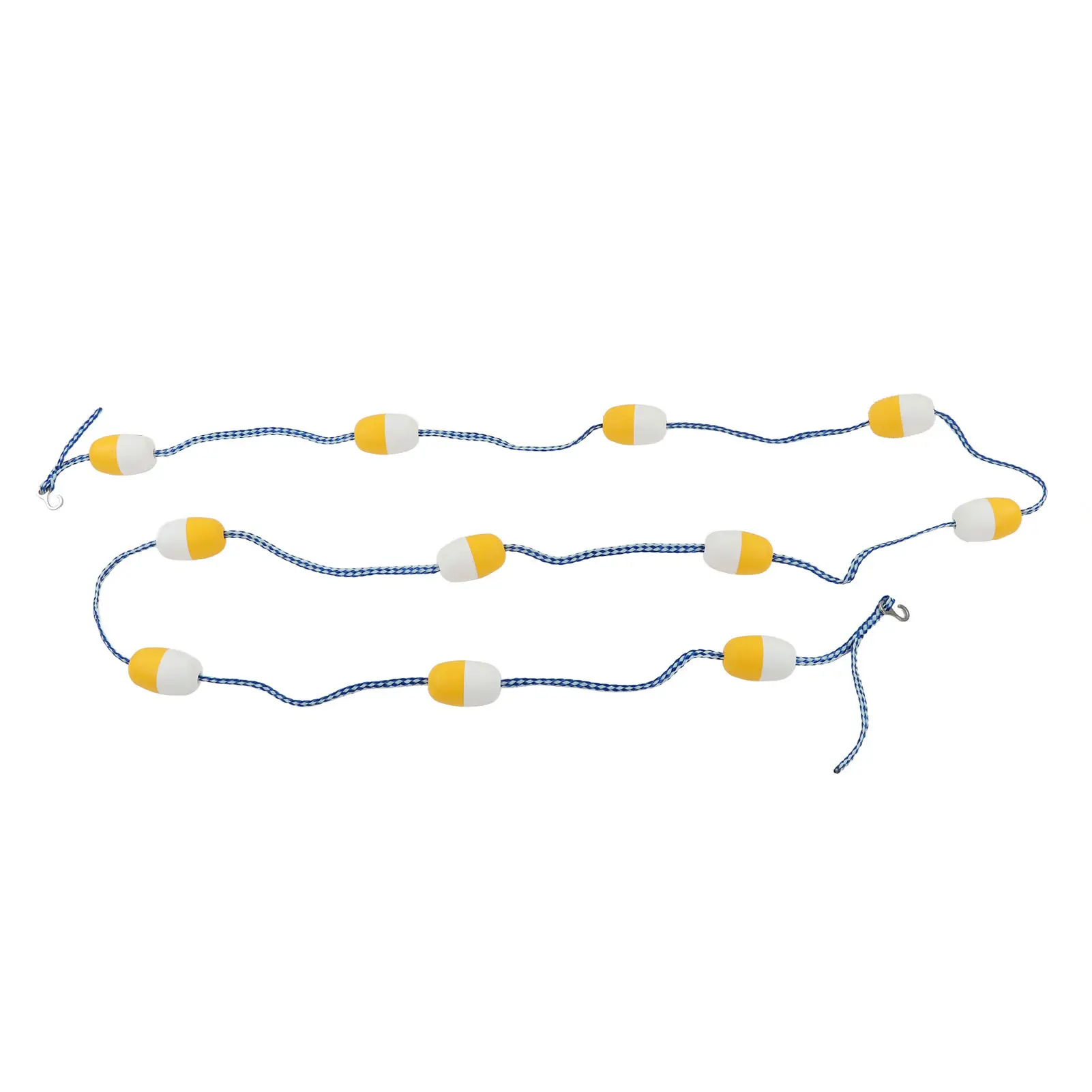 16.4ft Float Lane Line 7cm Float Diameter PVC Reuse Swimming Pool Safety Divider Rope for Indoor Swimming Pool