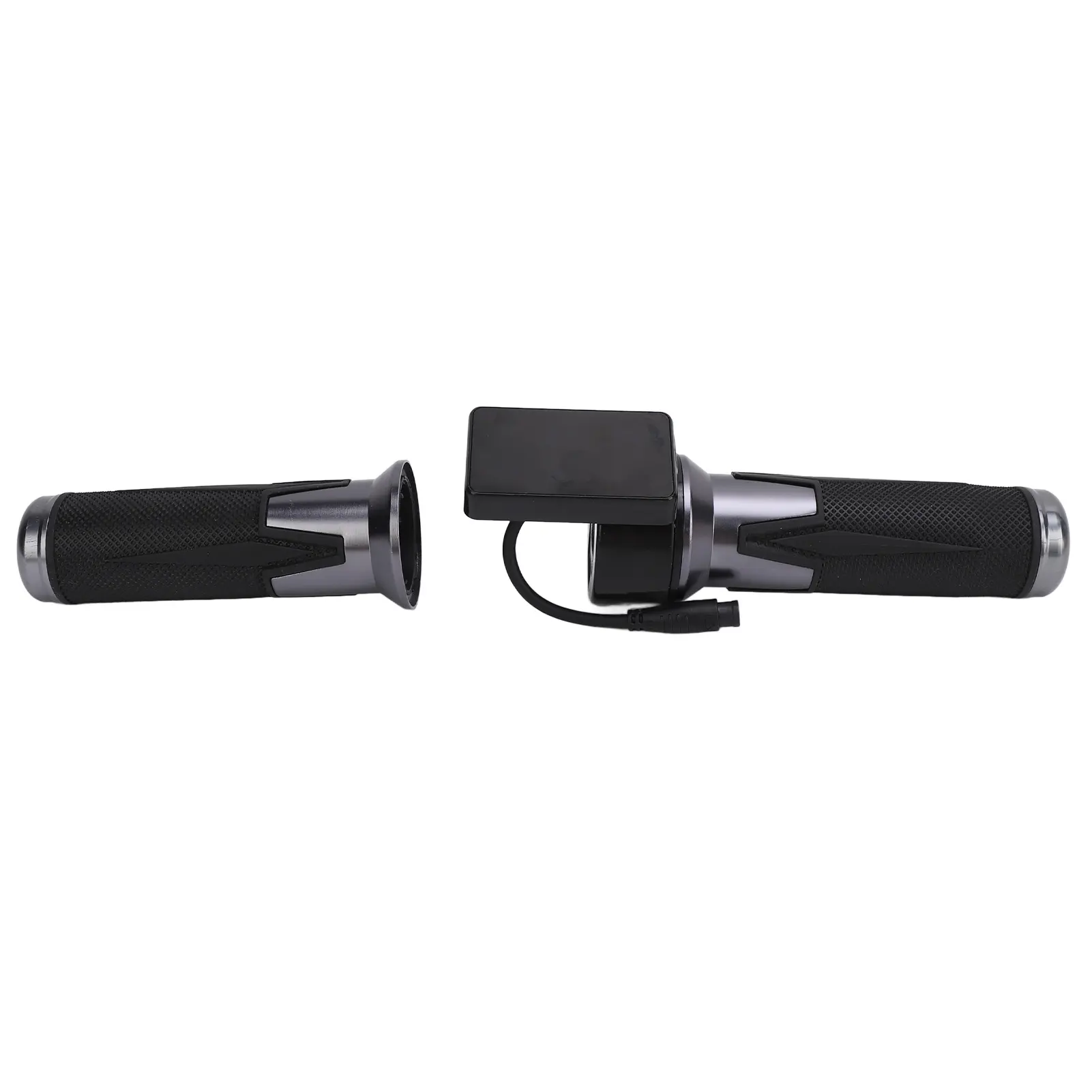 48V Electric Scooter Throttle Grip with Display 6 Pin Waterproof Connector Mg Alloy Twist Throttle Handle Replacement for Sealup