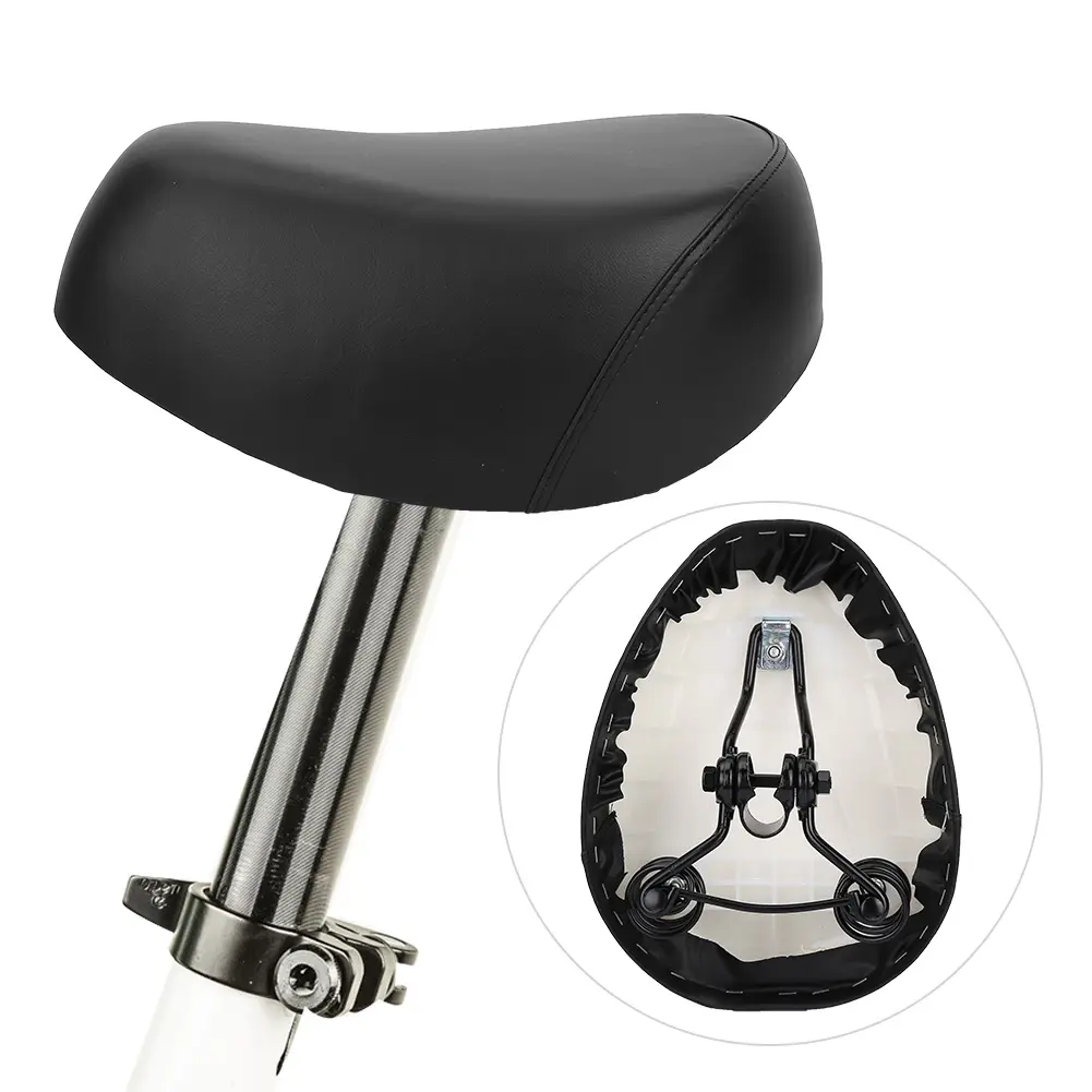 Electric Bicycle Saddle Artificial Leather Comfortable Shockproof Saddle Replacement Bicycle Accessory