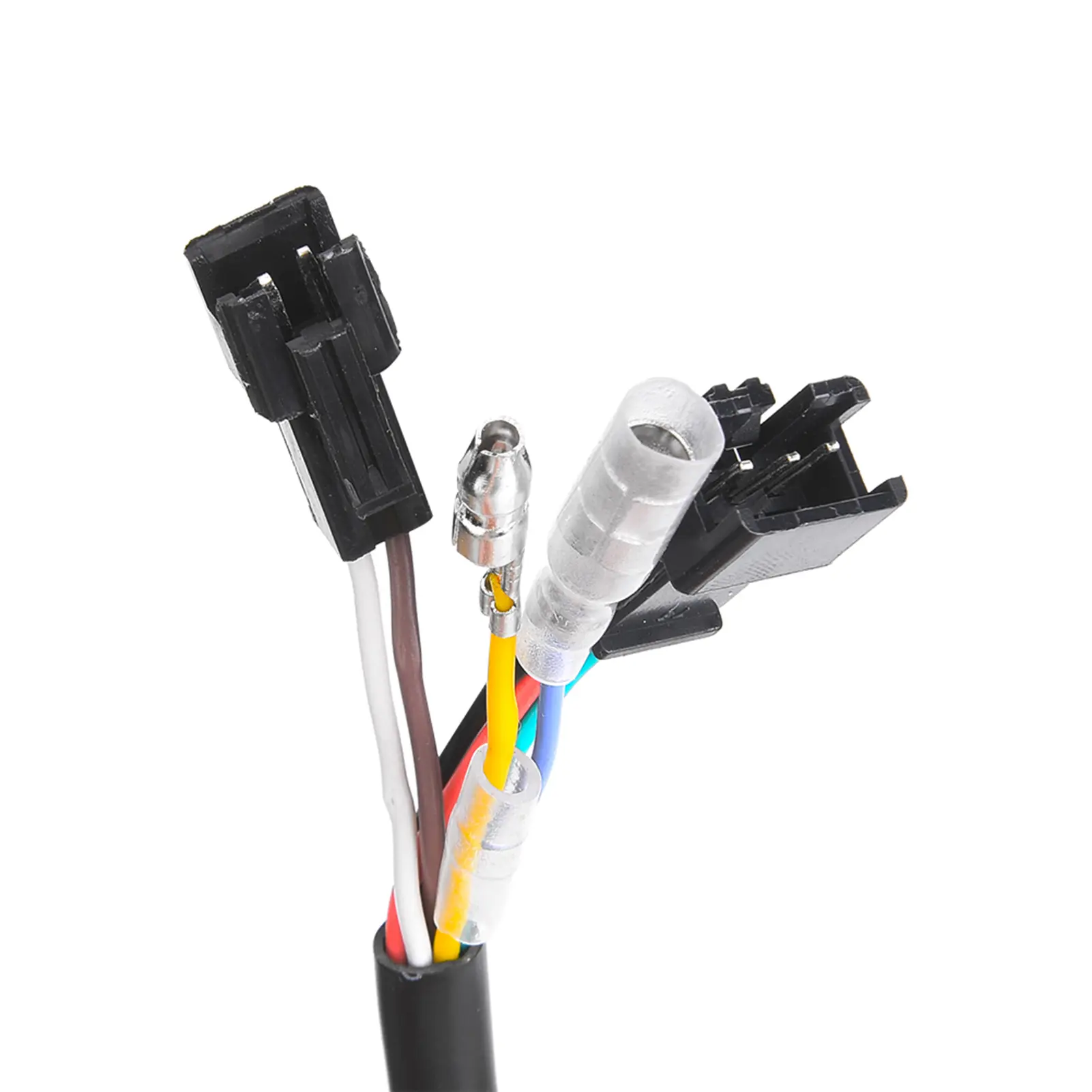 1 Pair Electric Bike Twist Throttle with LED Voltage Display for 12-99V Electric Bike Scooter