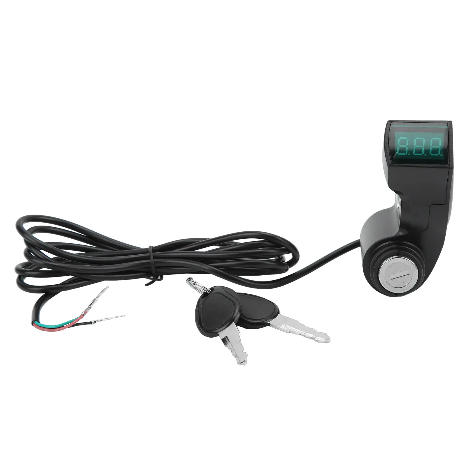 Electric Scooter Ignition Lock 3 Pin Plug Plastic ABS One Button Start Scooter Switch Lock with 2 Keys for KUGOO for M4 Scooter