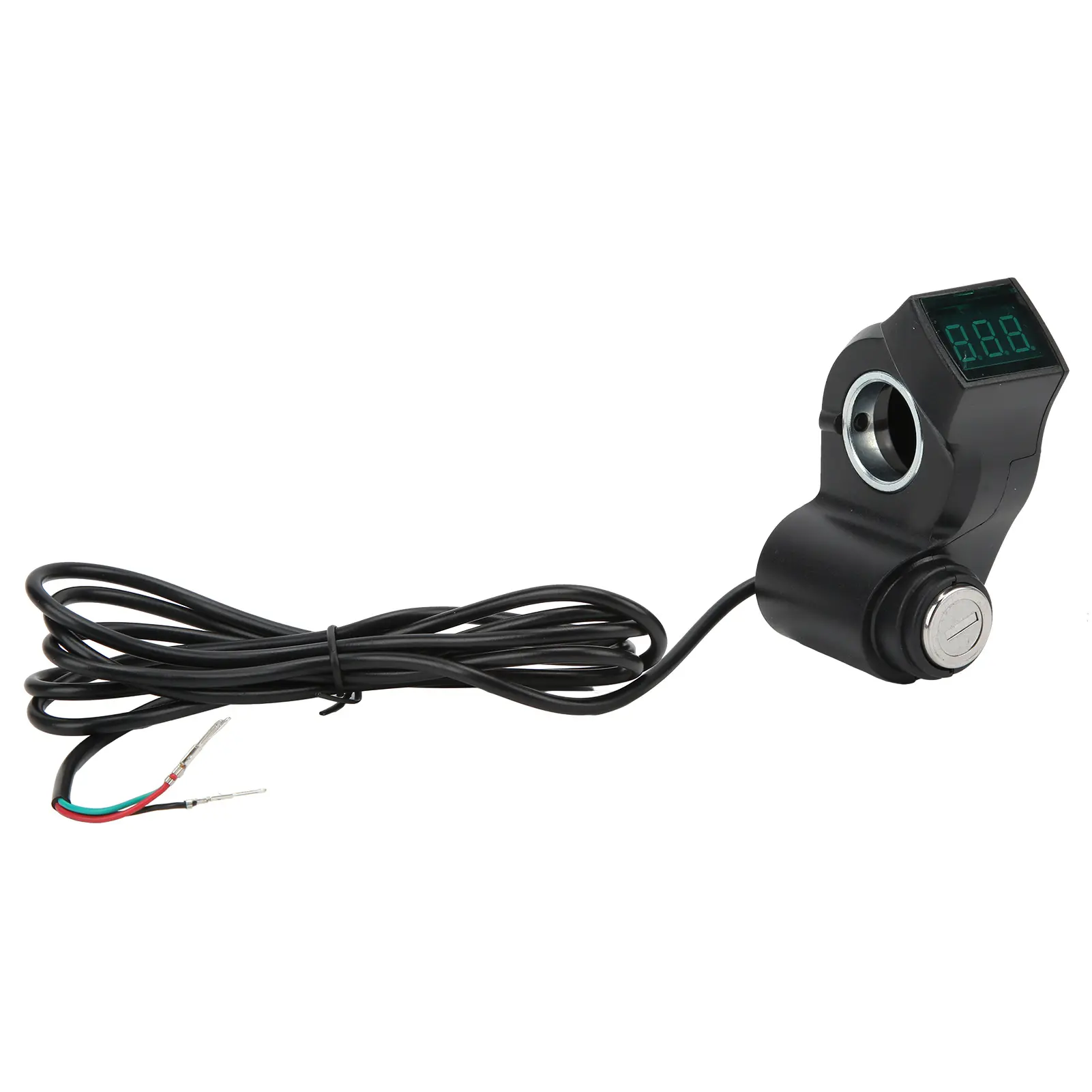 Electric Scooter Ignition Lock 3 Pin Plug Plastic ABS One Button Start Scooter Switch Lock with 2 Keys for KUGOO for M4 Scooter