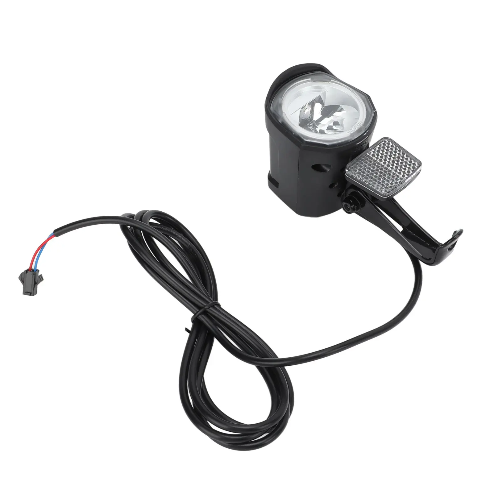 Electric Bike Front Light DC12V to 72V LED Light SM Plug 2 Pin ABS High Brightness Electric Bike Headlight