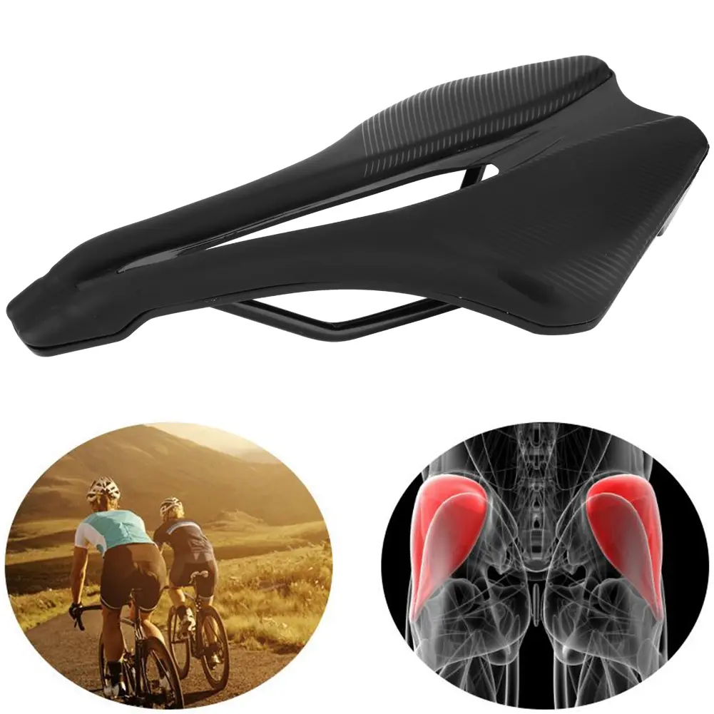 Cycling Accessory EC90 Black Line Universal Shock Absorption Mountain Bike Saddle Road Bicycle Seat Cushion Cycling Accessory