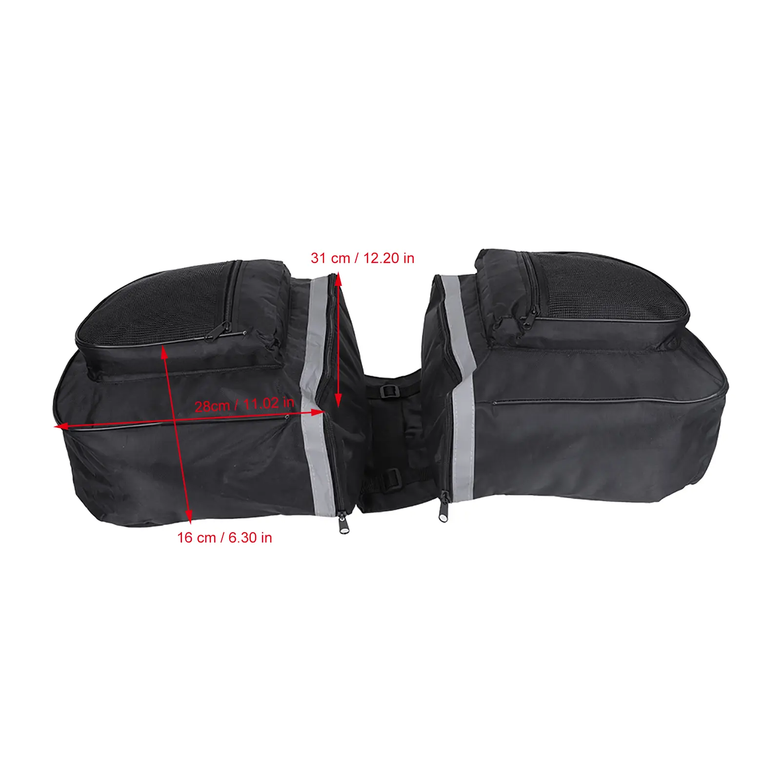 25L Double Side Bike Rack Bag Waterproof Mountain Road Bicycle Bike Rack Rear Seat Tail Carrier Trunk for Short-distance