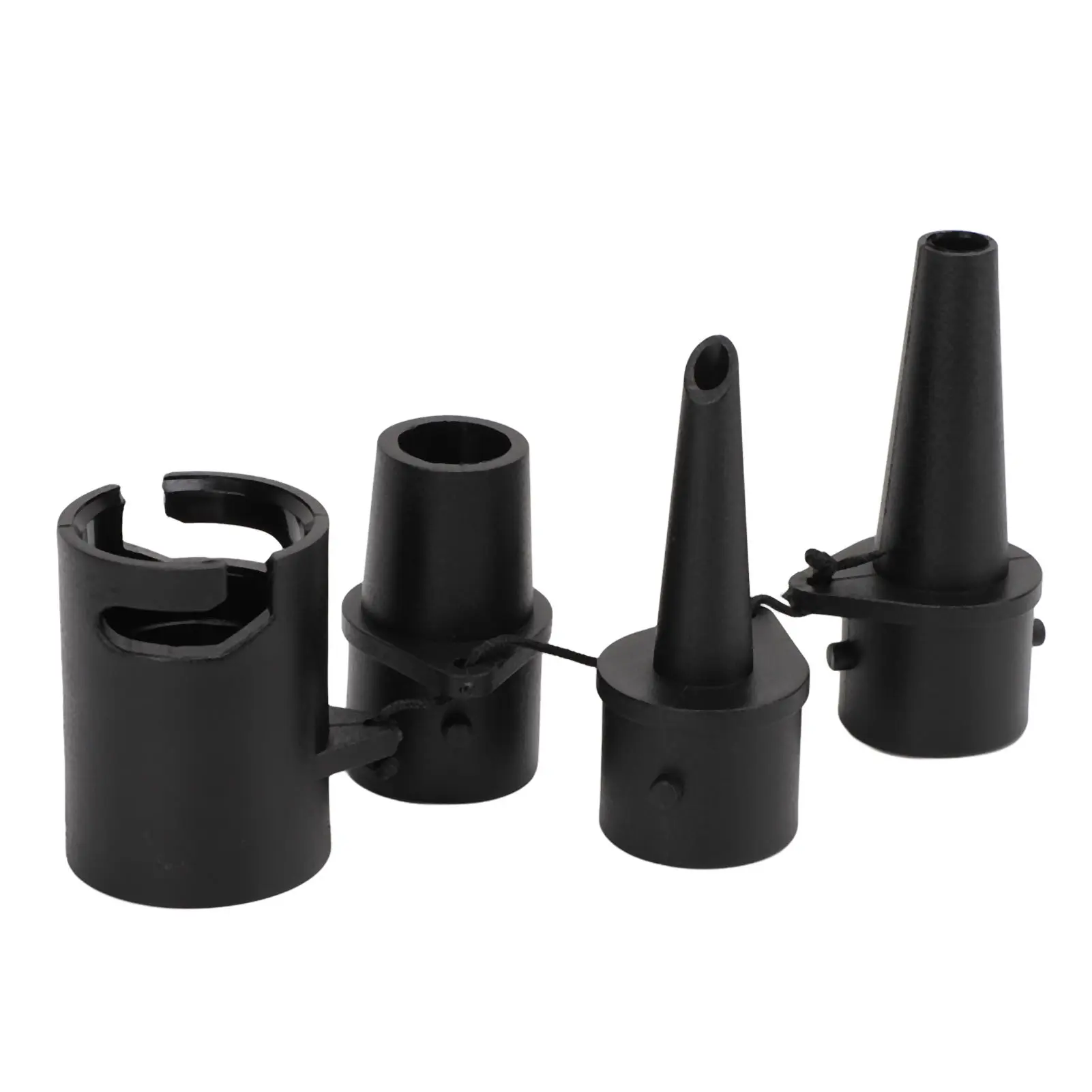 3 Sizes Air Pump Replacement Nozzles Nylon Leak Proof Inflatable Pump Heads for Air Bed Mattresses Swimming Pool Sofas