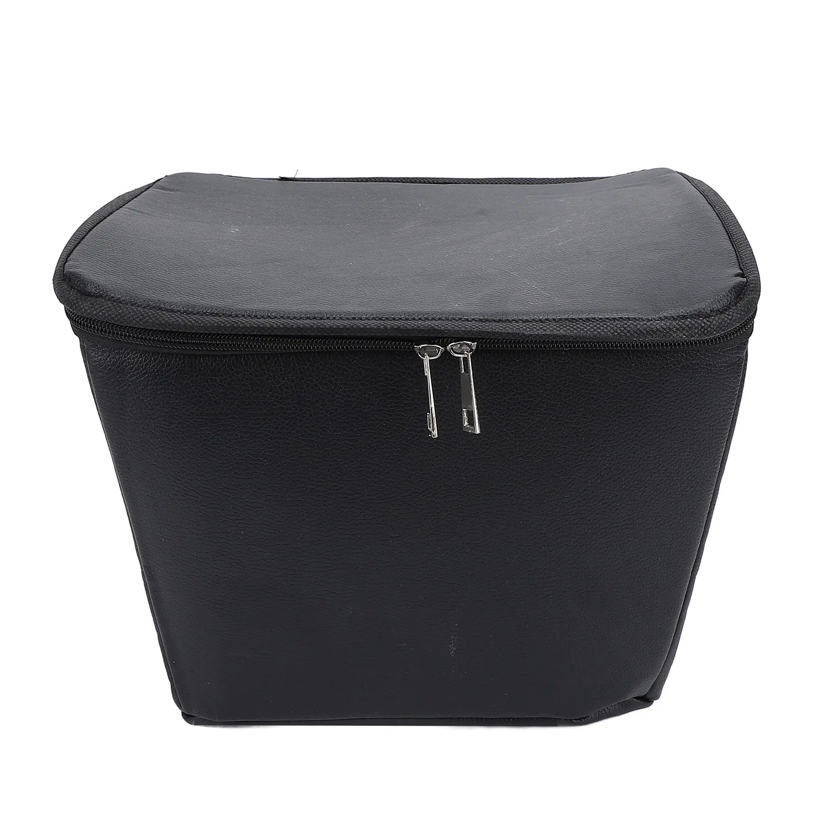 Bike Basket with Black Liner Bag Easy Installation Water Resistant Metal Bike Front Storage Basket for Electric Scooters Bikes
