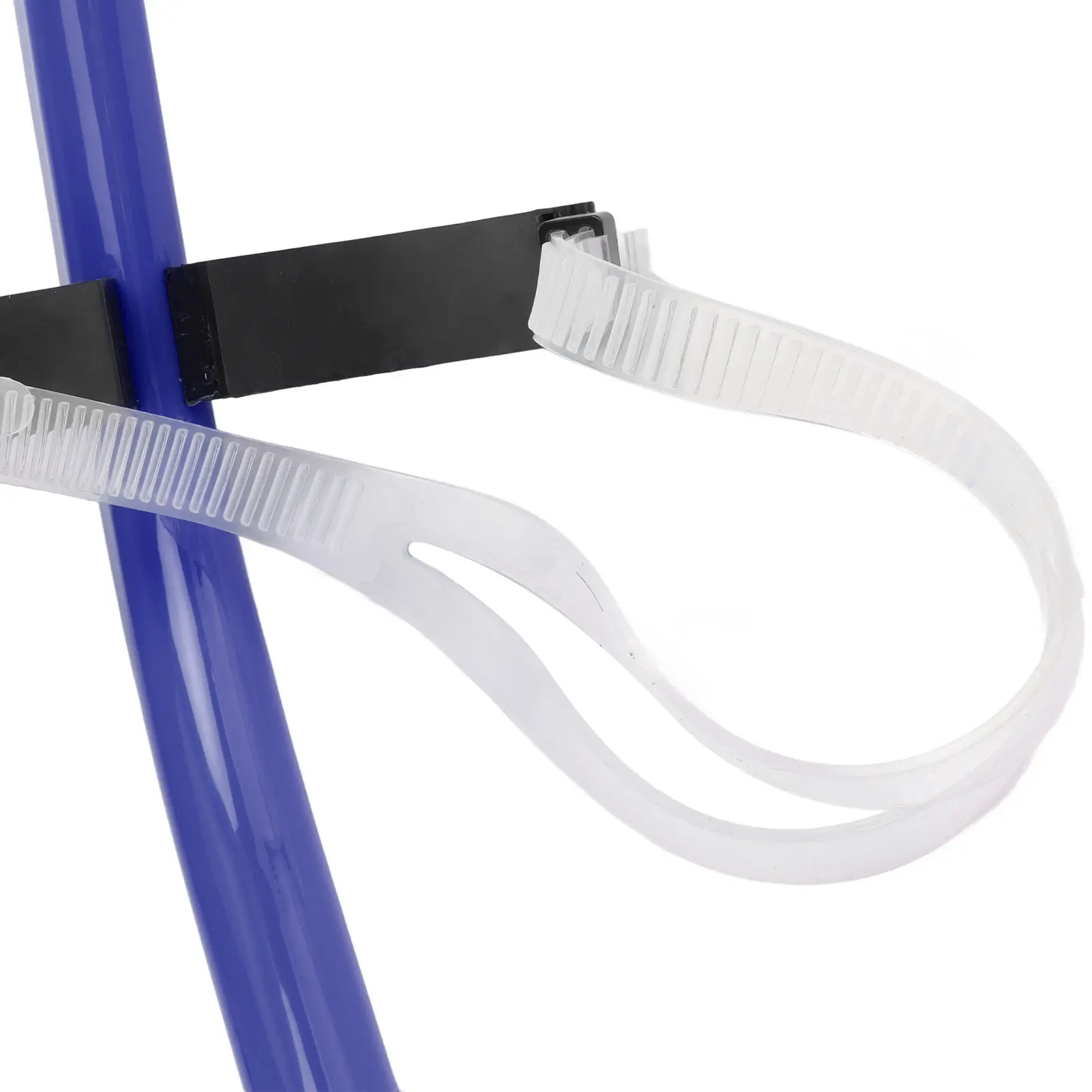Swimming Snorkel Reduced Drag Silicone Swimming Breathing Tube with Adjustable Head Brace for Adults for Snorkeling Diving