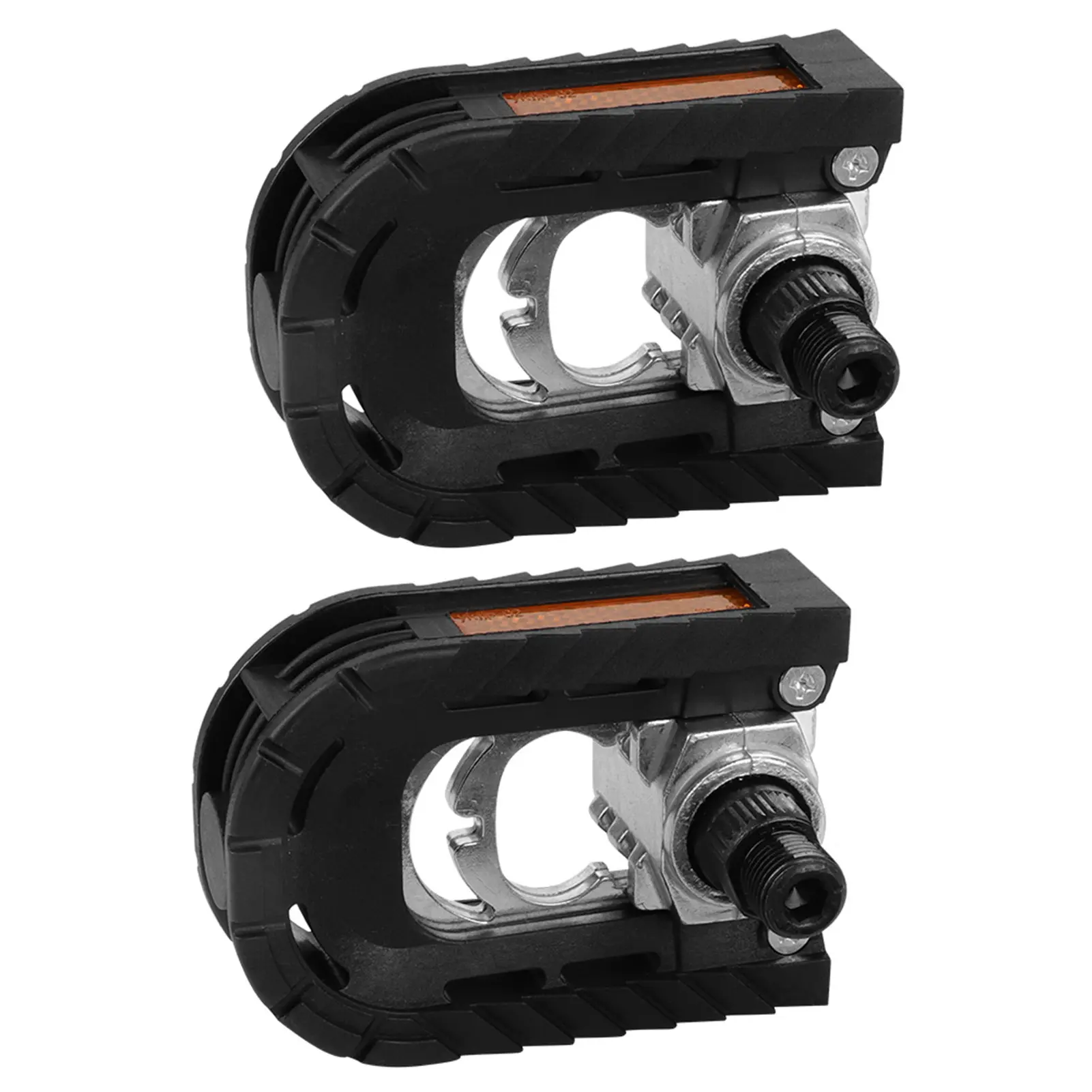 1 Pair Aluminum Alloy Folding Bike Bicycle Pedals Anti Slip Bike Pedals Replacement Outdoor Cycling Accessory